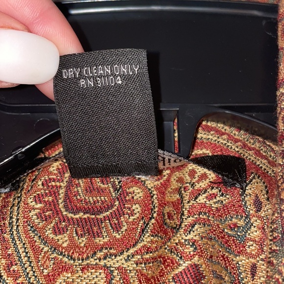 Madison Studio Sz 8 Jacquard, Silk-Lined Coat- Gorgeous Detail - Picture 6 of 6